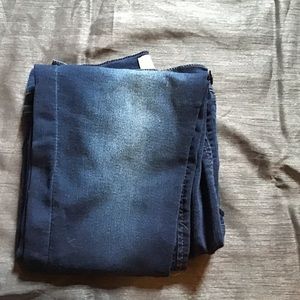 Dark blue denim jeans